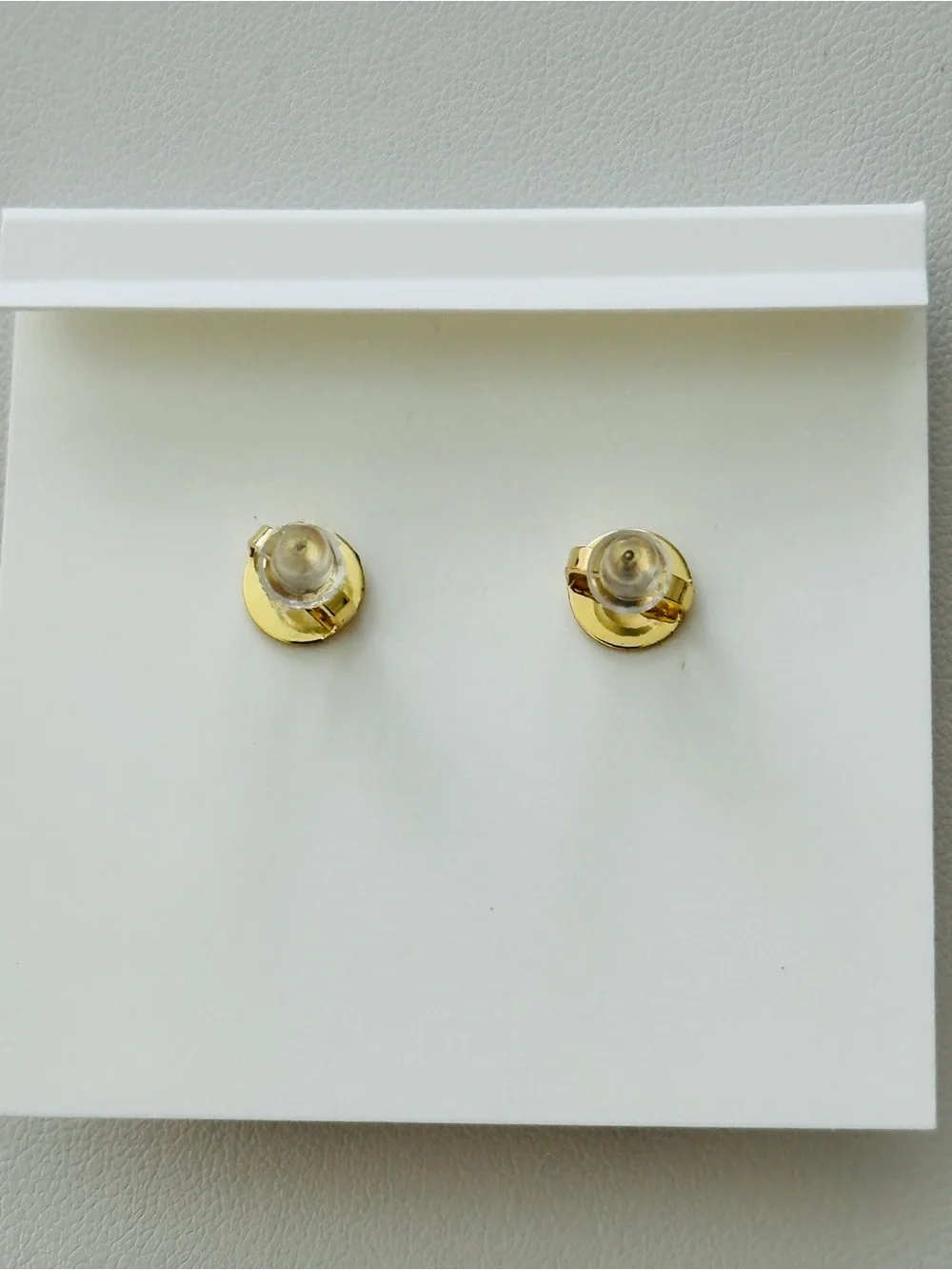 Tory Burch Gold-Tone Drop Earrings with Navy Heart Cabochons
